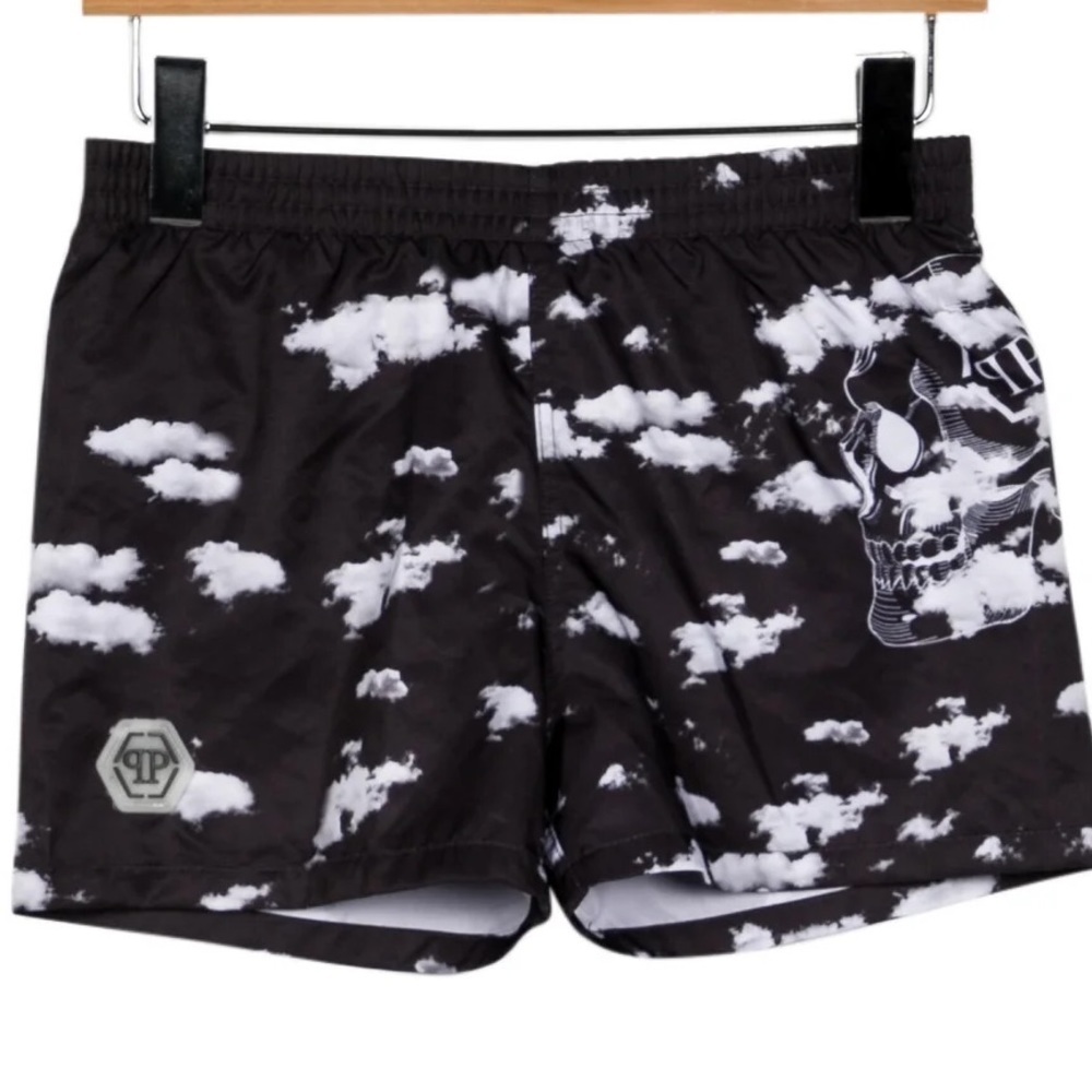 PHILIPP PLEIN JUNIOR Boys' Patterned Swim Shorts Size: 12